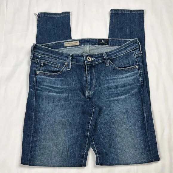 AG Adriano Goldschmied The Zip Up Legging Ankle Jean Size 27R - Picture 3 of 11